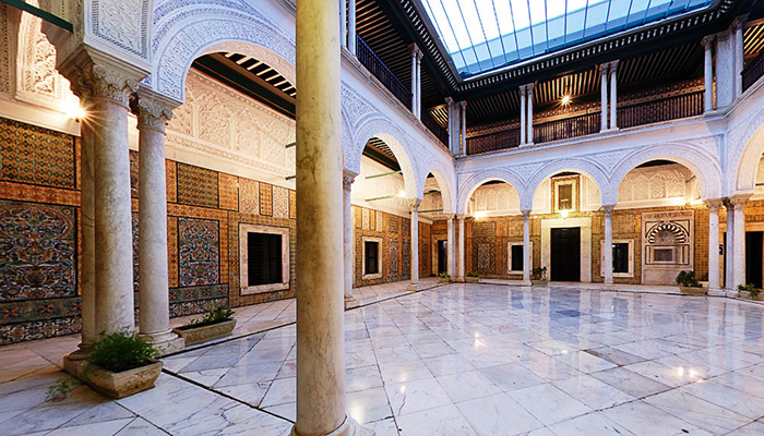 Le magnifique palais Dar Lasram à Tunis
